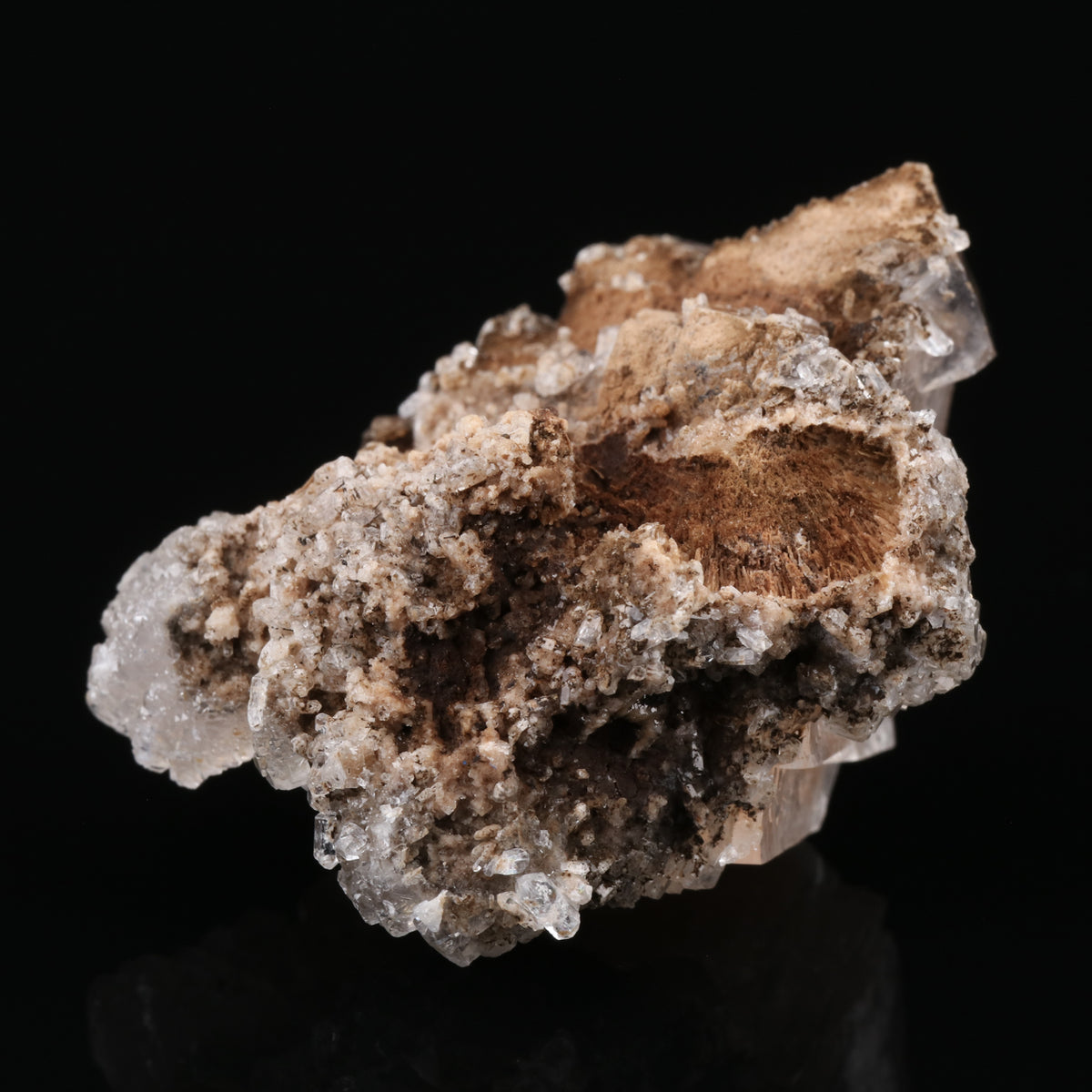 Hydroxyapophyllite-(k) Cluster