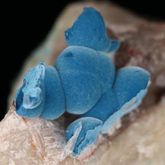 Shattuckite & Chrysocolla on Quartz