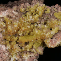 Calcite, Ettringite on Brucite