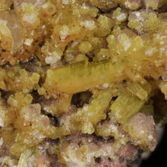 Calcite, Ettringite on Brucite