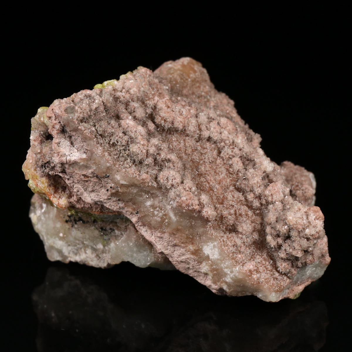 Calcite, Ettringite on Brucite