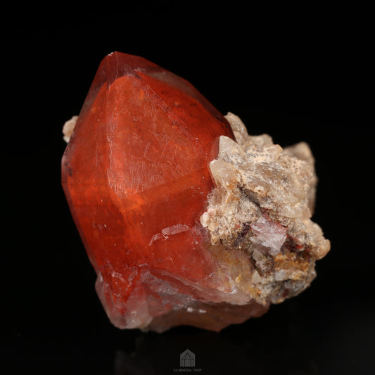 Red Hematite In Quartz, Orange River Area, Karas Region, Namibia