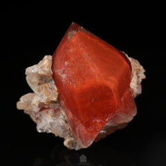 Red Hematite In Quartz
