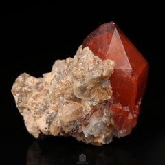 Red Hematite In Quartz