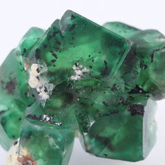Fluorite on Albite