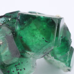 Fluorite on Albite