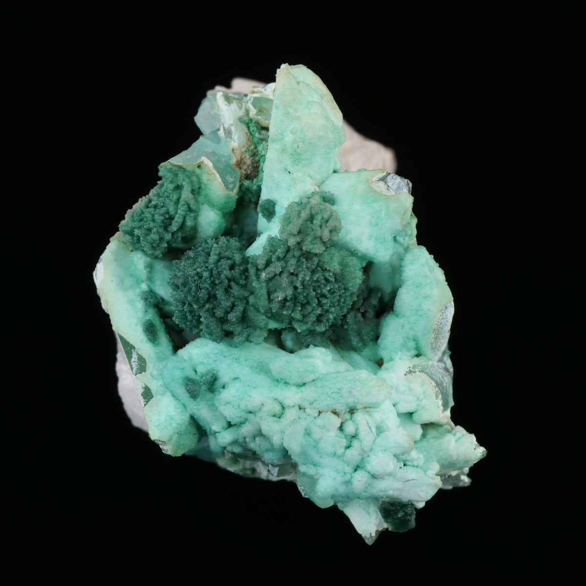 Quartz & Chrysocolla with Malachite