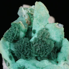 Quartz & Chrysocolla with Malachite