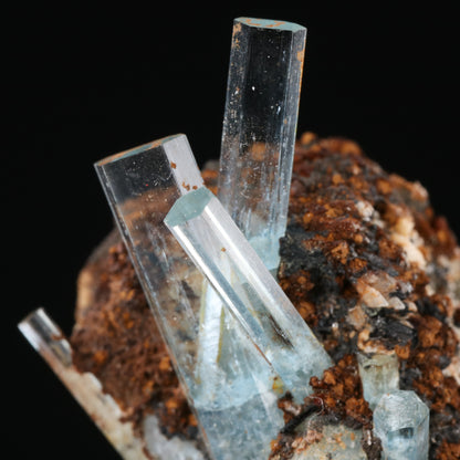 Aquamarine on Feldspar