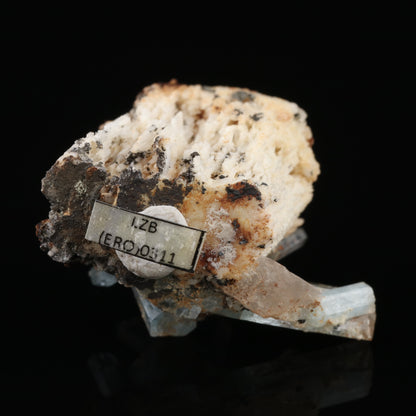 Aquamarine on Feldspar