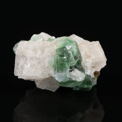 Fluorite on Goshenite