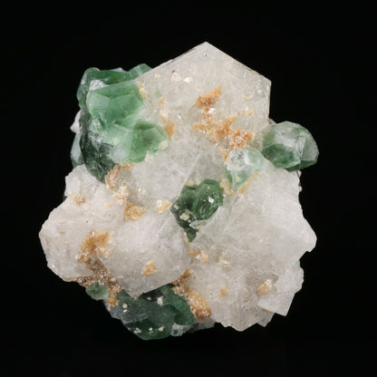Fluorite on Goshenite