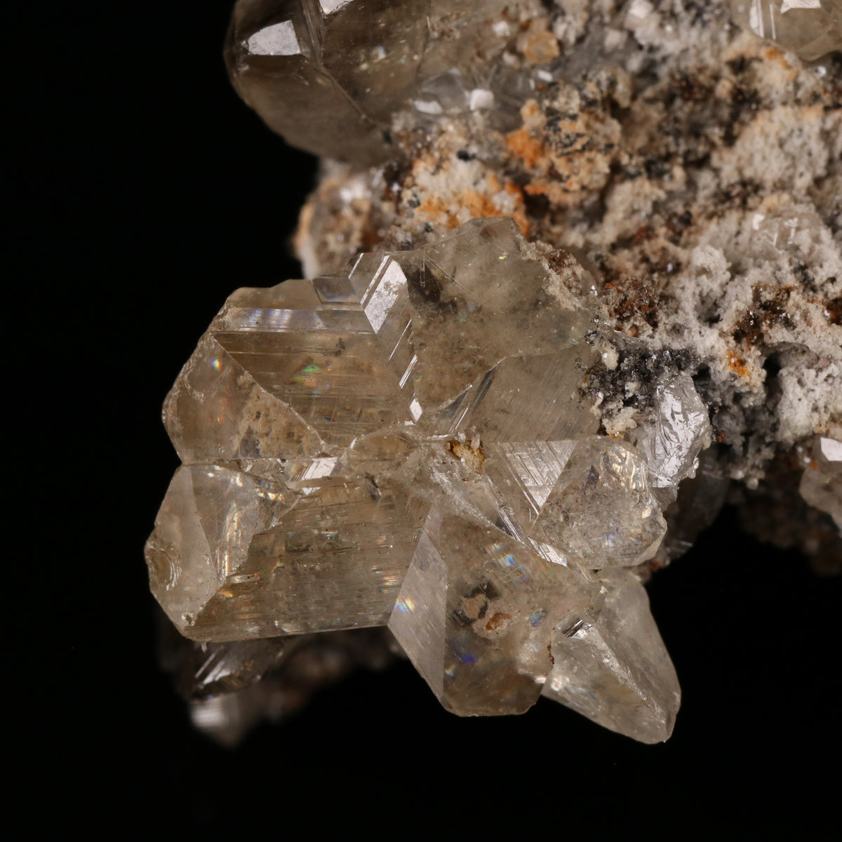 Cerussite & Dolomite on Matrix