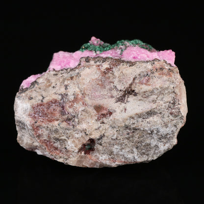 Malachite on Cobaltoan Calcite