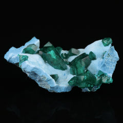 Dioptase on Shattuckite