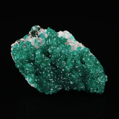 Dioptase on Calcite