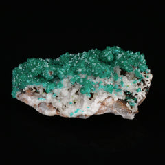 Dioptase on Calcite