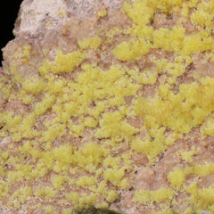 Ettringite on Calcite on Brucite