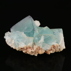 Fluorite on Quartz