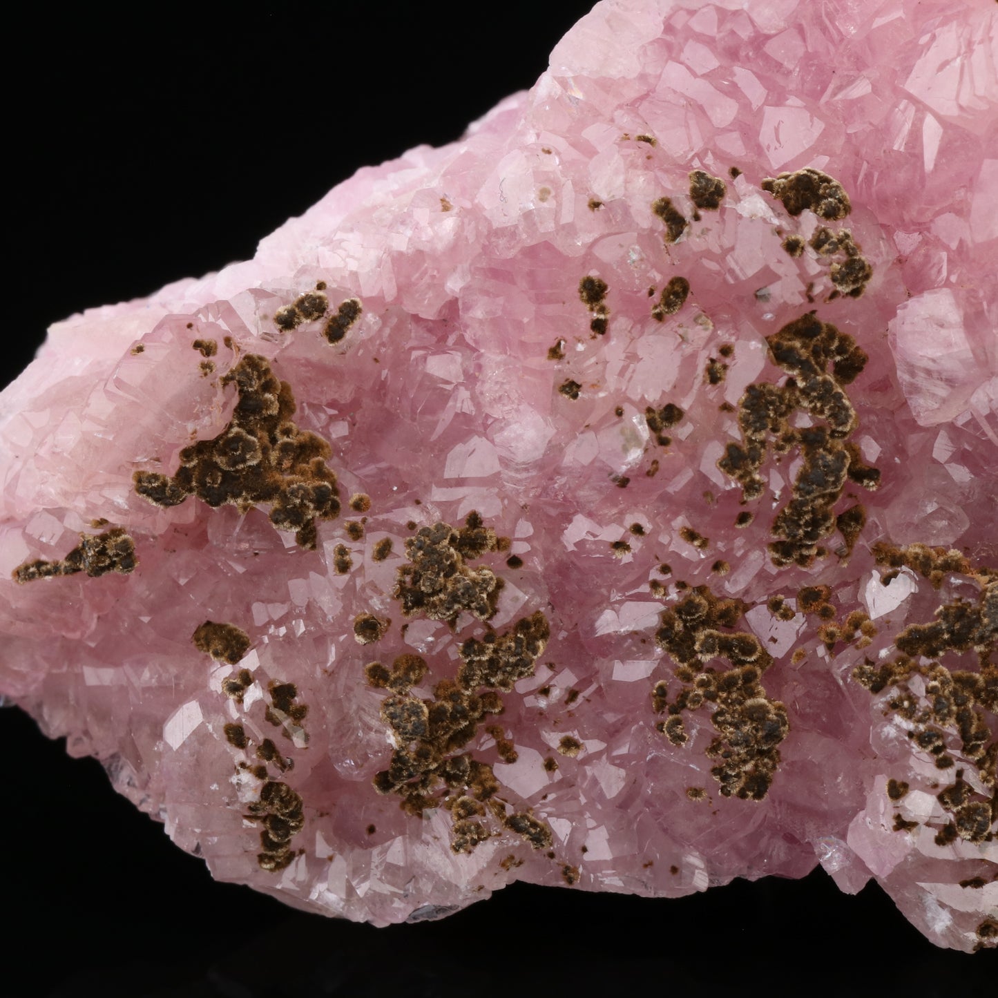 Kolwezite on Cobaltoan Calcite