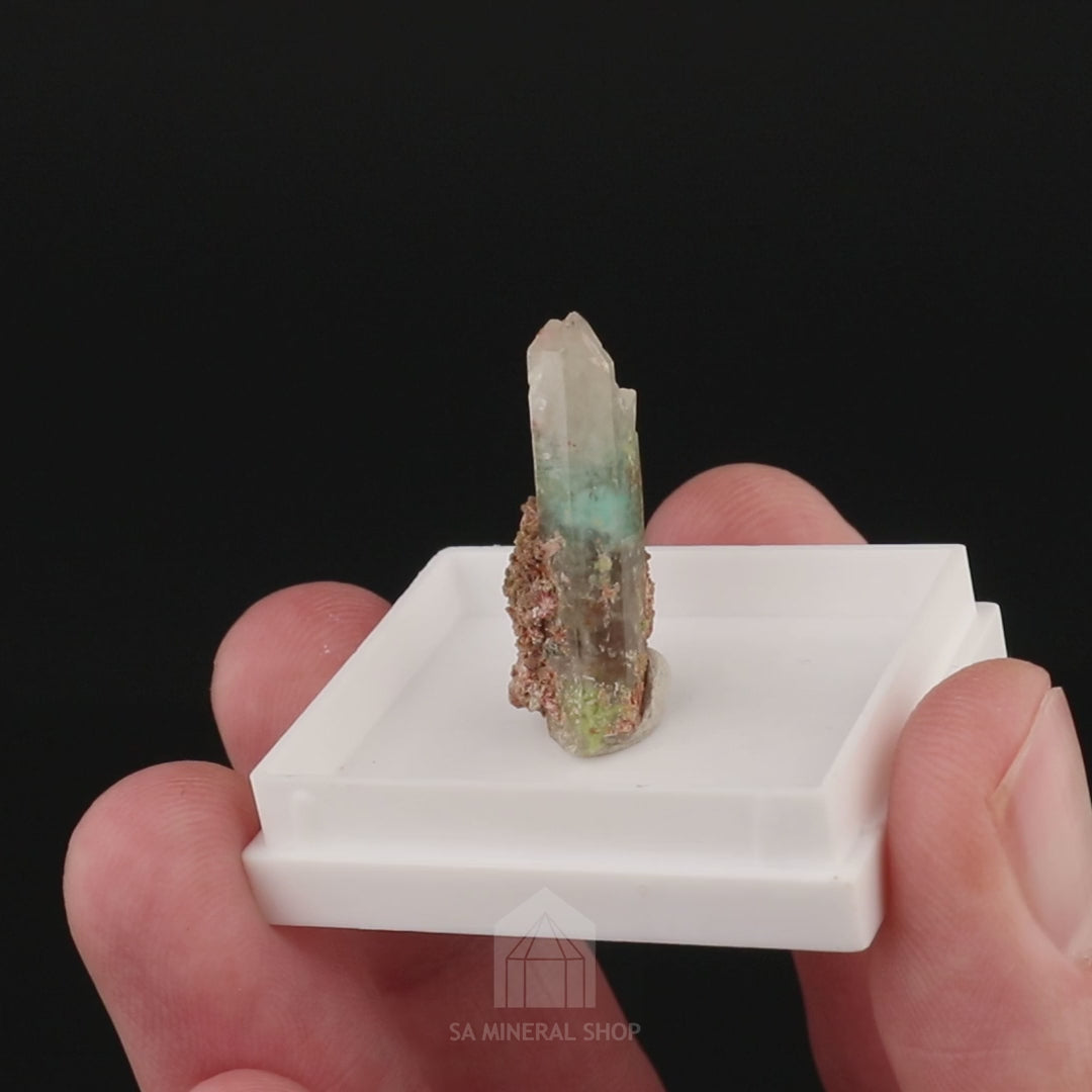 Ajoite in Quartz - video 1