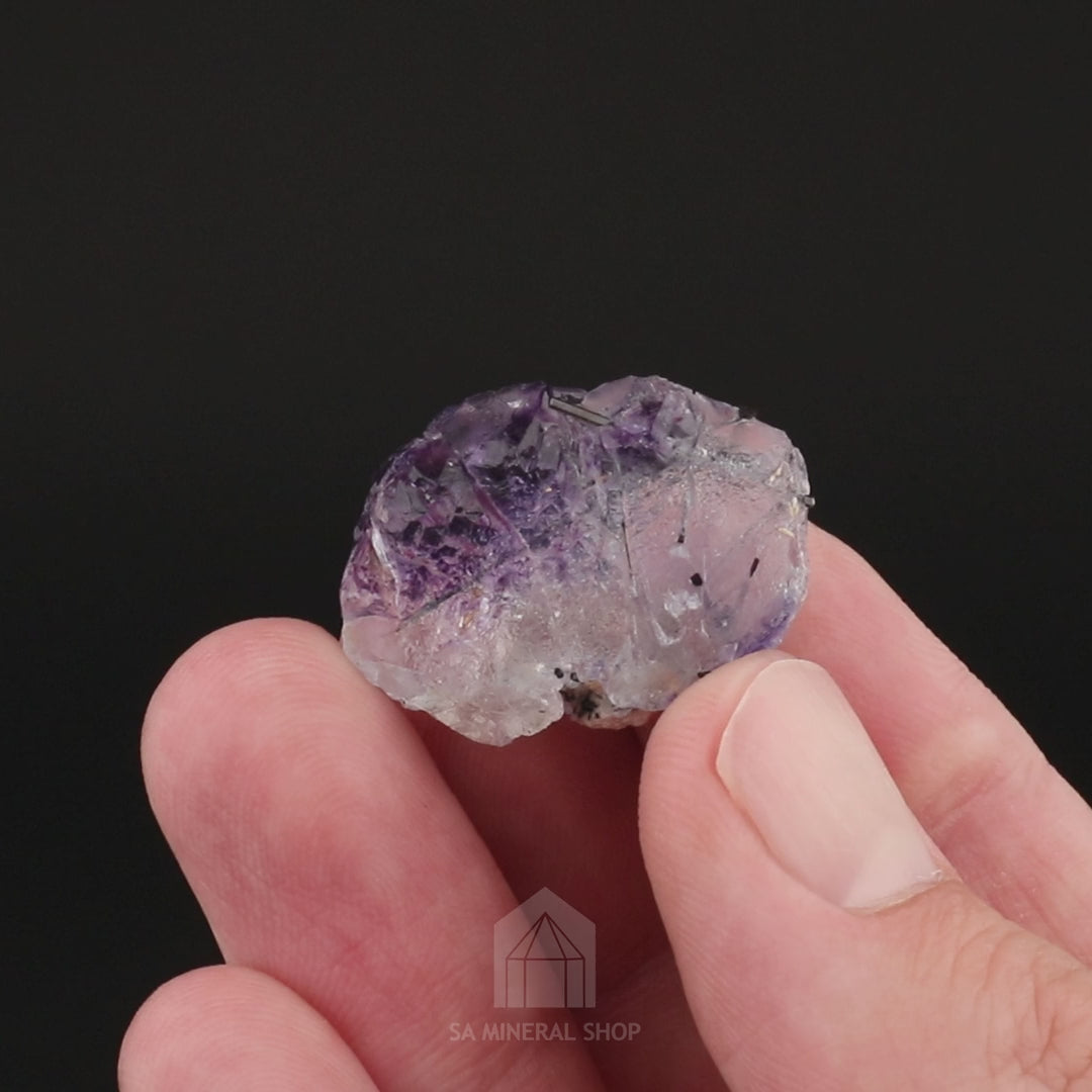 Schorl in Fluorite - video 1