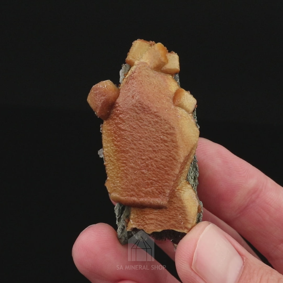 Siderite/Sphalerite Ps. after Calcite - video 1