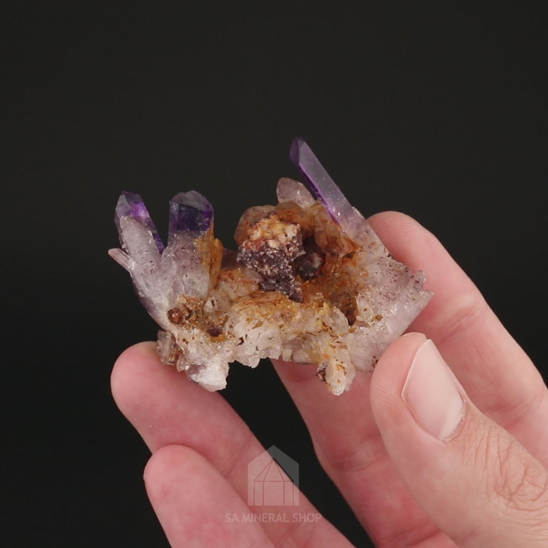 Amethyst Quartz Cluster — video 1