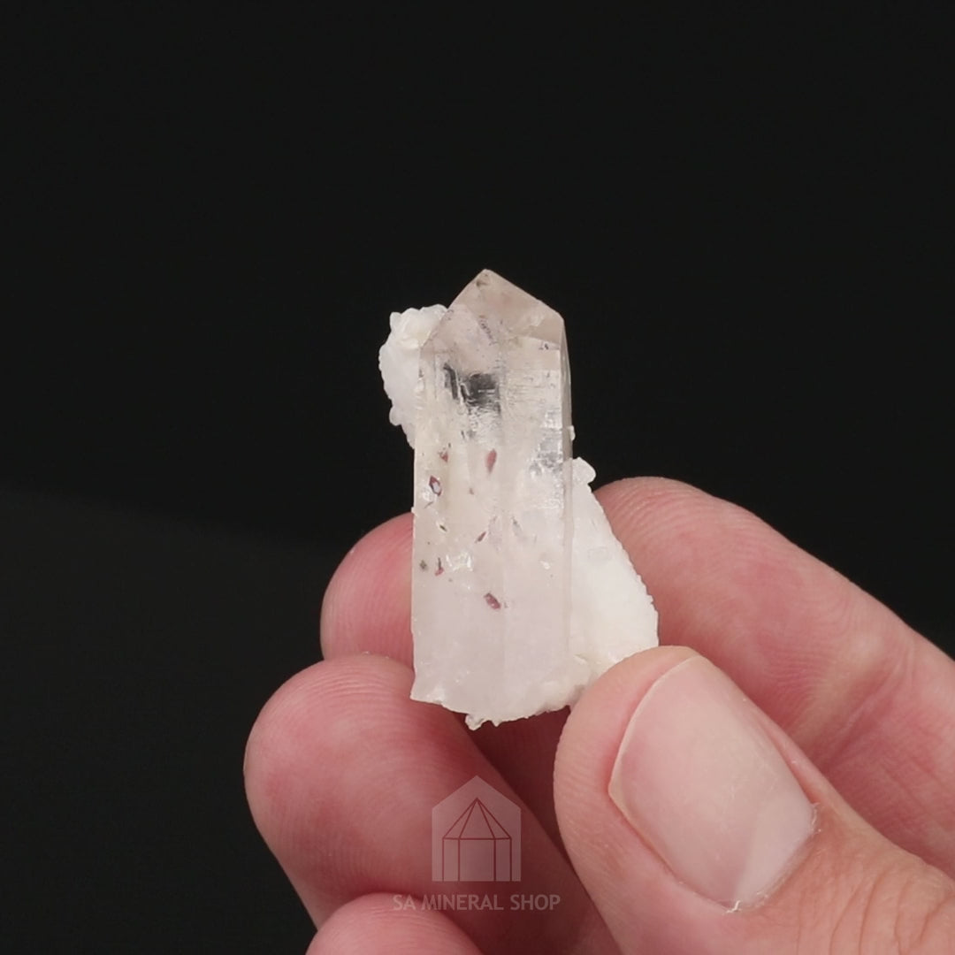 Apophyllite on Quartz - video 1