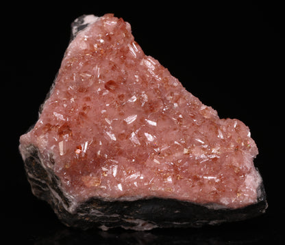 Shigaite on Rhodochrosite Needles On Matrix