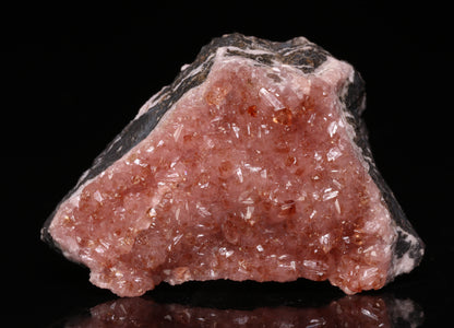 Shigaite on Rhodochrosite Needles On Matrix