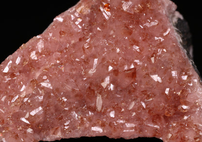 Shigaite on Rhodochrosite Needles On Matrix